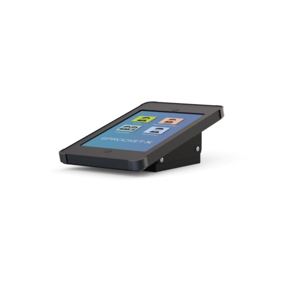 X Fixed Angle Desk Mount for Tablet with POE Pod