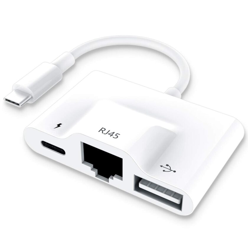 USB-C to C+A & Ethernet Adapter